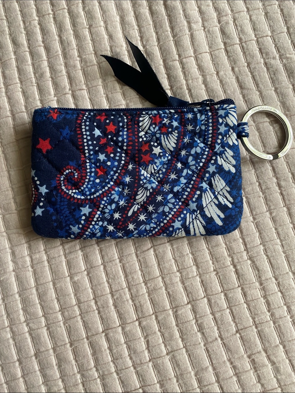 Vera Bradley Zip ID Case in Firework Paisley